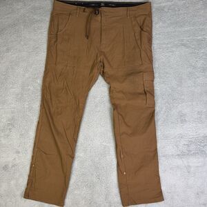 S Prana Pants Mens 42x31 Brown‎ Stretch Zion II Cargo Stretch Outdoor Hiking